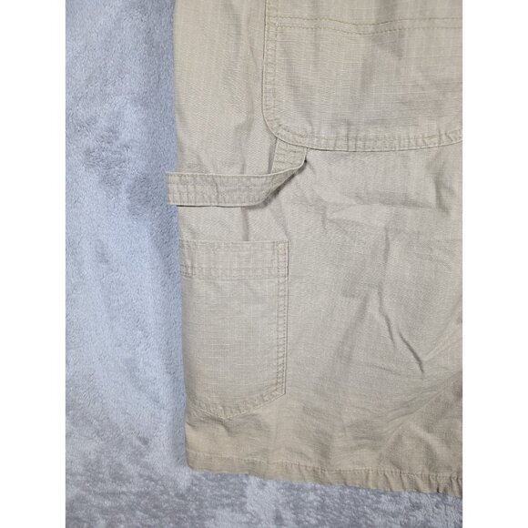 Wolverine Mens Cargo Shorts Size 42 Beige Traditional Fit Carpenter Ripstop Work - Picture 6 of 9